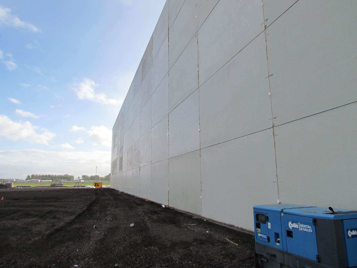 Industriële gevel in prefab beton